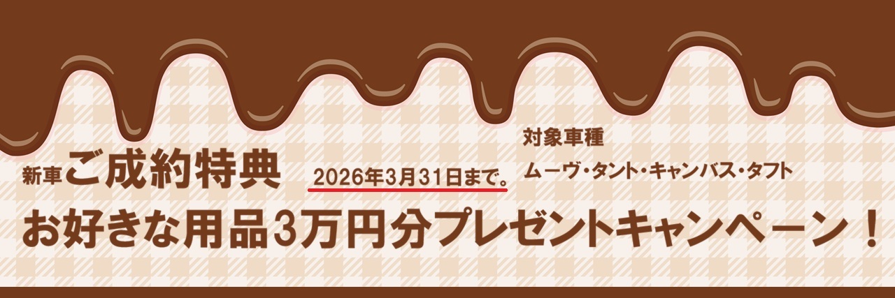 2026年2月プレゼント3万円OP 2